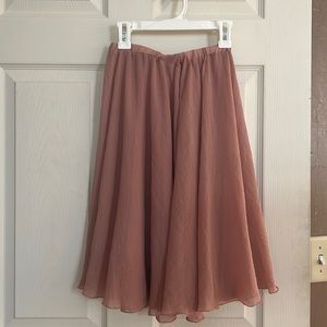Ballet rehearsal skirt knee length